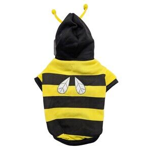 Throw Me A Bone Bumblebee Dog Costume Size M Sparkly Wings Yellow Antenna Gift